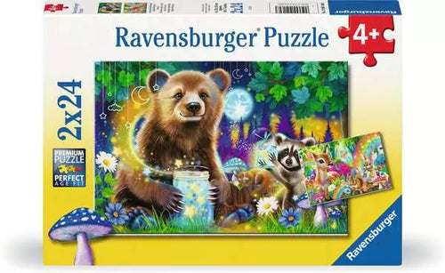 2 x 24 PC Lovable Woodland Friends Puzzle