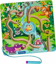 Load image into Gallery viewer, Play+ Magnetic Wooden Maze In The Jungle