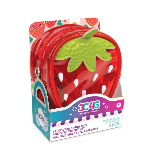 Fruit Stand Mini Bag And Stationery Set