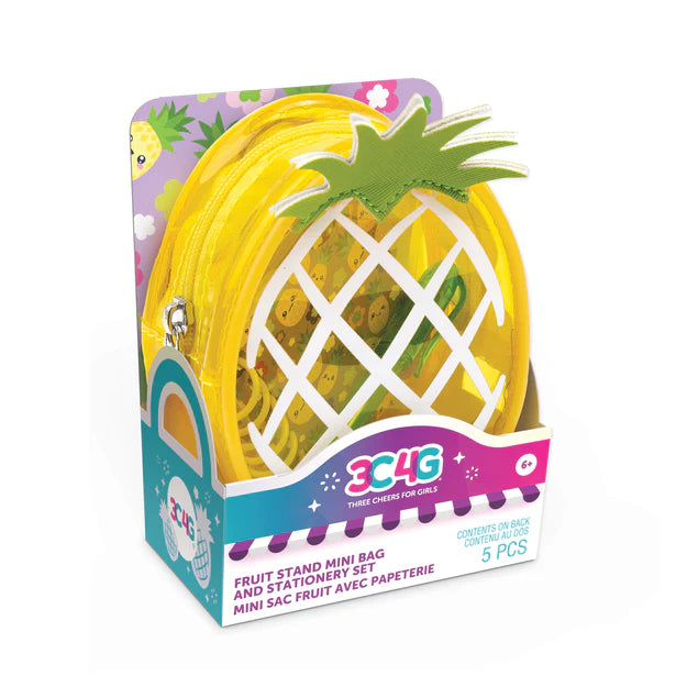 Fruit Stand Mini Bag And Stationery Set
