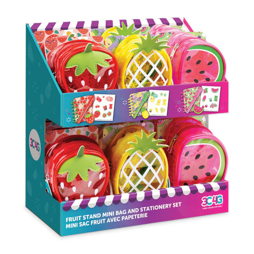 Fruit Stand Mini Bag And Stationery Set