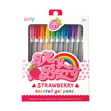 Load image into Gallery viewer, Very Berry Strawberry Scented Gel Pens - Set of 12