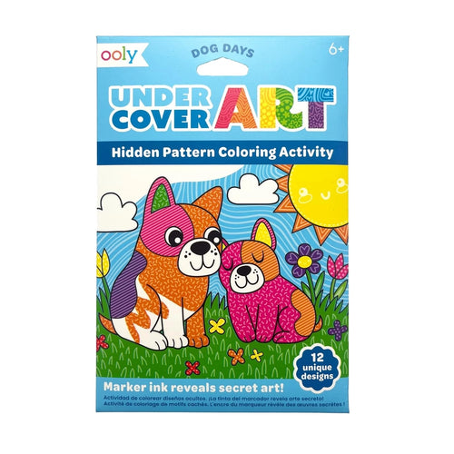 Dog Days Undercover Art Hidden Patterns Coloring Activity