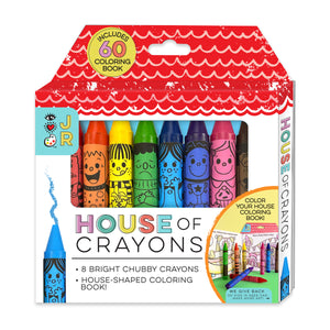 House Of Crayons With Coloring Book