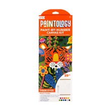 Load image into Gallery viewer, Paintology Paint By Number Canvas Kit Tiger Eyes