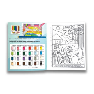 Wonderful World Color By Number Coloring Book