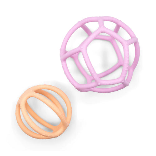 Sensory Ball 2 Pack Bubblegum/Peach