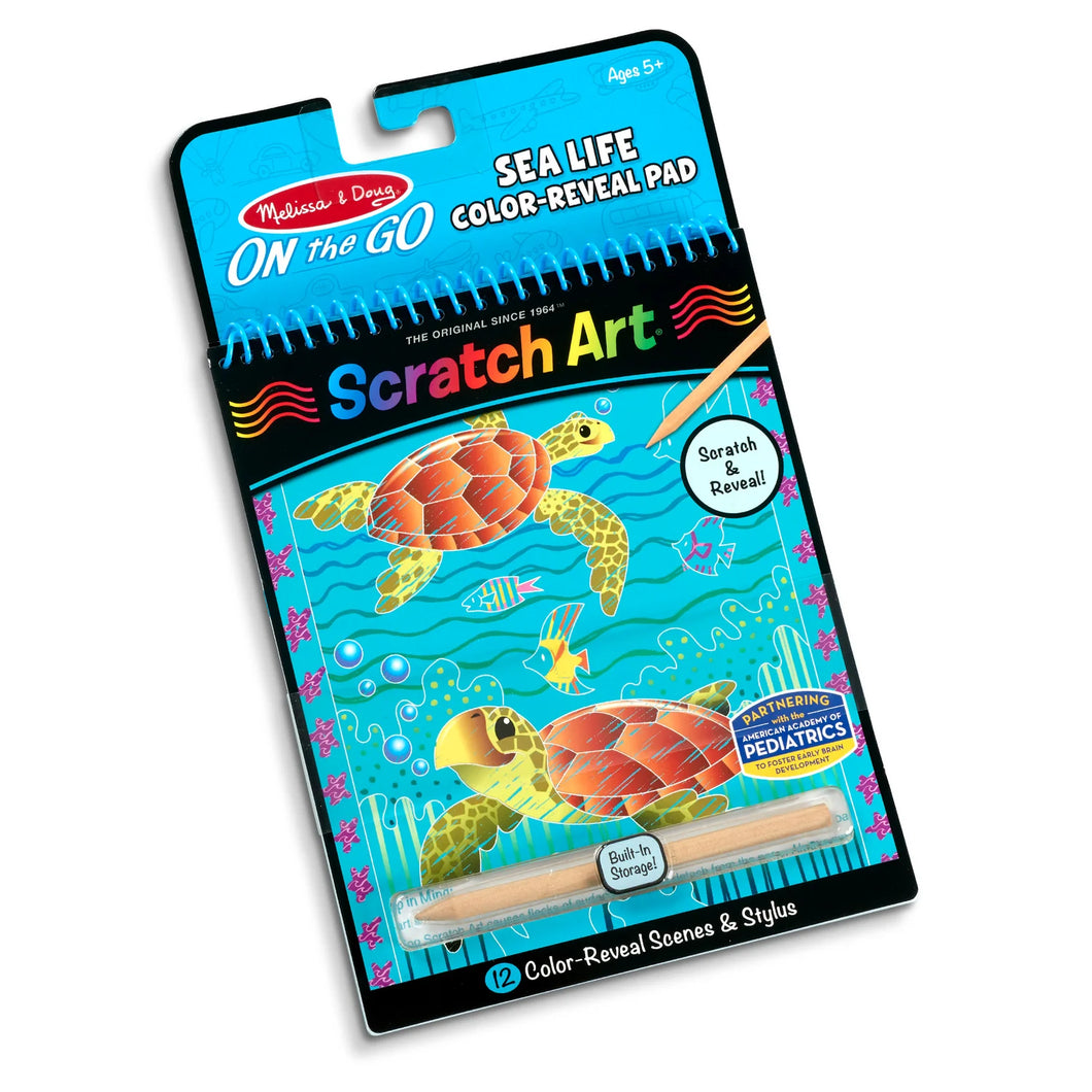 Scratch Art Sea Life