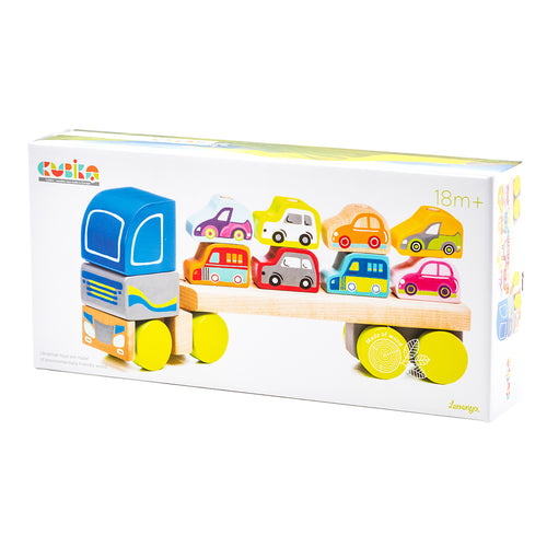 Cubika Wooden Truck With Cars