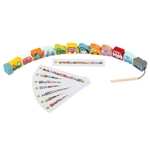 Load image into Gallery viewer, Cubika Flying Cars Wooden Lacing Toy