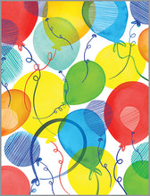 Load image into Gallery viewer, Flying Balloons Card