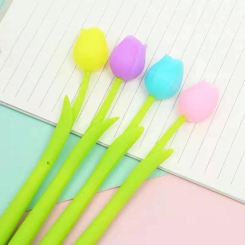 Tulip Flower Wiggle Gel Pen