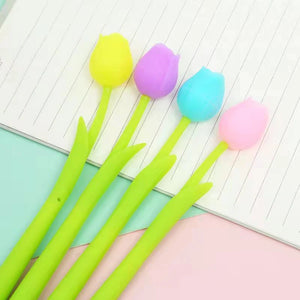 Tulip Flower Wiggle Gel Pen
