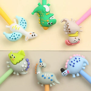 Dino Cartoon Wiggle Gel Pen