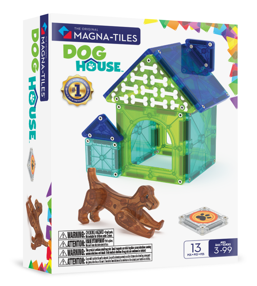 13 PC Dog House Magnatiles
