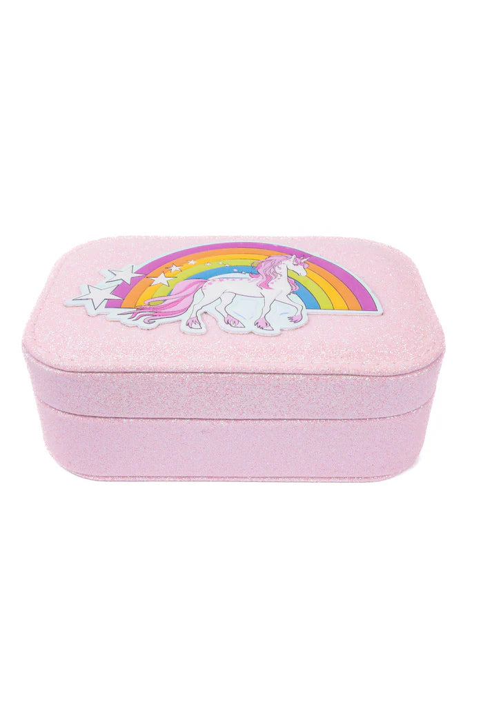 Pretty Precious Unicorn Jewelry Box In Pink