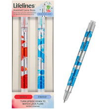 Load image into Gallery viewer, Red/Blue Scented Lava Pen Set