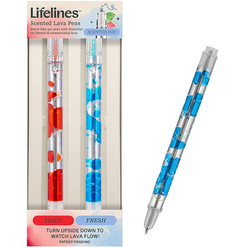 Red/Blue Scented Lava Pen Set