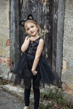 Load image into Gallery viewer, Black Cat Dress &amp; Headpiece Size 5-6