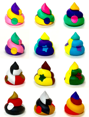 Rainbow Unchi Poop Eraser