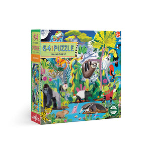 64 PC Rainforest Puzzle