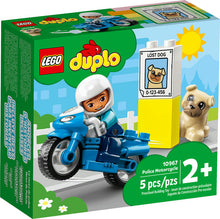 Load image into Gallery viewer, Duplo Police Motorcycle