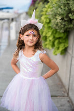 Load image into Gallery viewer, Dreamy Unicorn Dress &amp; Headband Pink Size 3/4