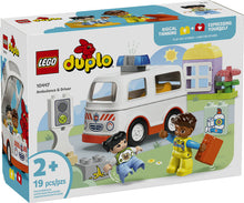 Load image into Gallery viewer, Duplo Ambulance &amp; Driver