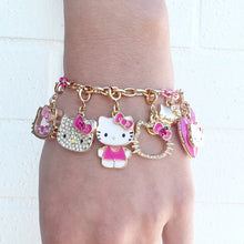 Load image into Gallery viewer, Gold Bling Hello Kitty Charm