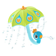 Load image into Gallery viewer, Fill &quot;N&#39; Rain Peacock Umbrella Green