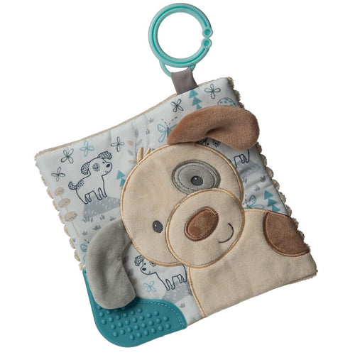 Sparky Puppy Crinkle Teether Square