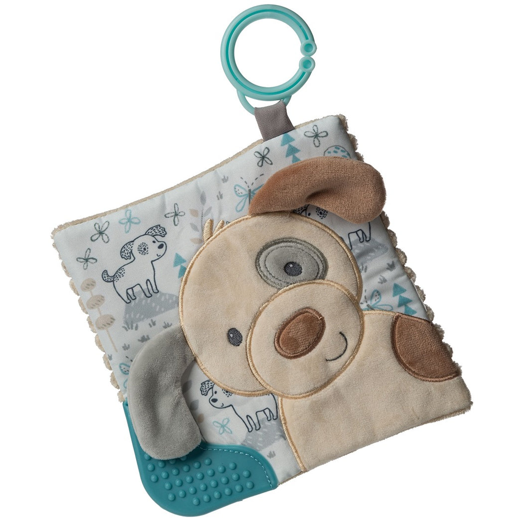 Sparky Puppy Crinkle Teether Square