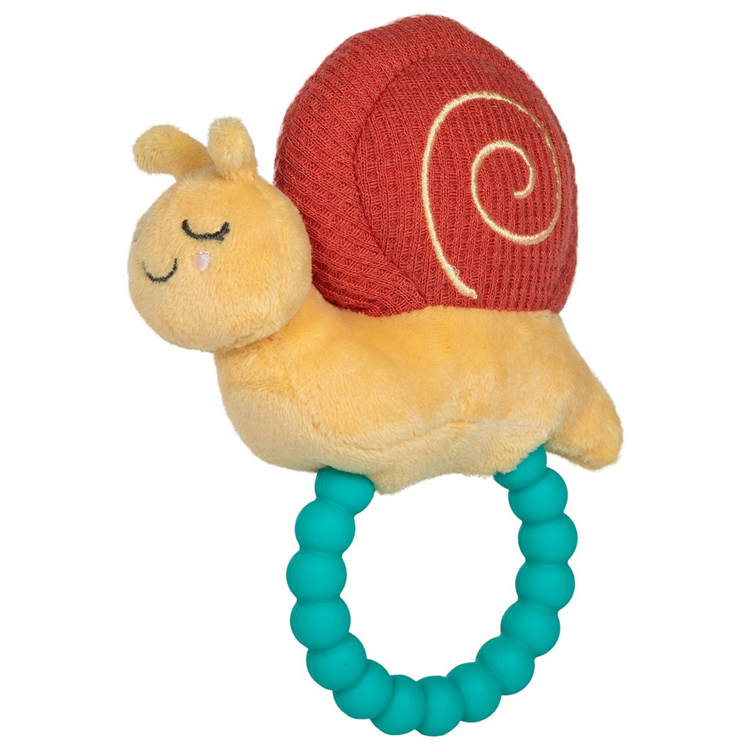 Snippy Snail Teether Rattle