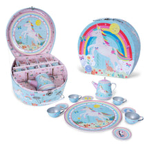 Load image into Gallery viewer, Rainbow Fairy 11 Piece Musical Tea Set