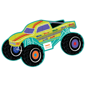 20 Piece Cars Shaped Puzzle