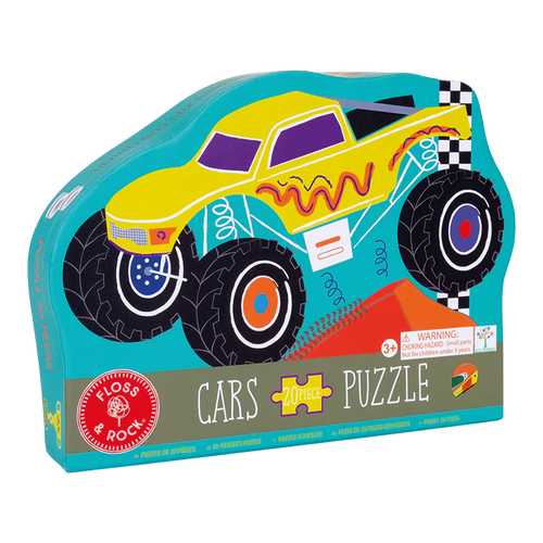 20 Piece Cars Shaped Puzzle