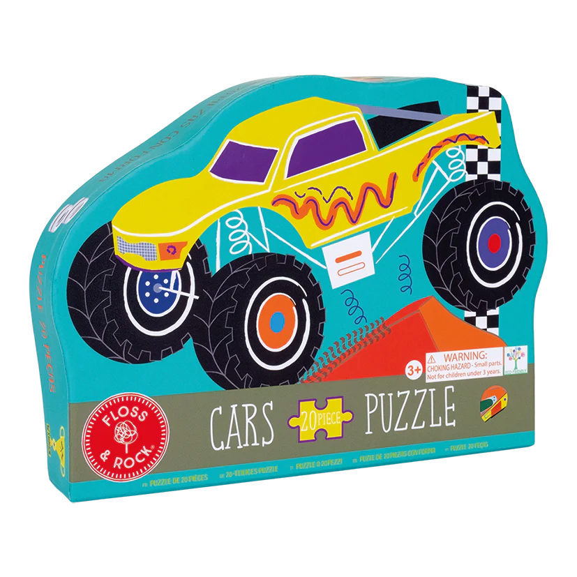 20 Piece Cars Shaped Puzzle
