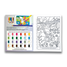 Load image into Gallery viewer, Mythical Friends Color By Number Coloring Book