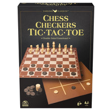 Load image into Gallery viewer, Classics Chess, Checkers &amp; Tic Tac Toe