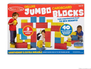 Jumbo Cardboard Blocks - 40 Pieces