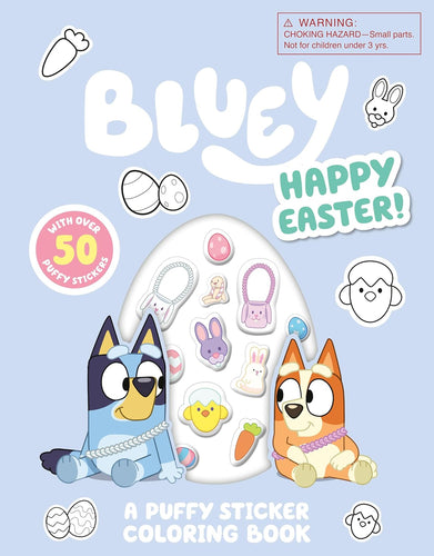 Bluey: Happy Easter  A Puffy Sticker Coloring Book