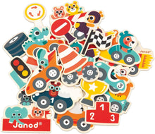 Load image into Gallery viewer, Wooden Car Magnets 24 Pieces