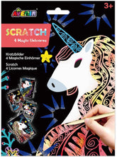 Load image into Gallery viewer, Scratch Art 4 Magic Animals