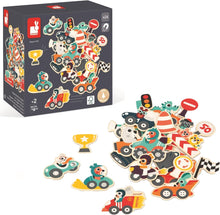 Load image into Gallery viewer, Wooden Car Magnets 24 Pieces