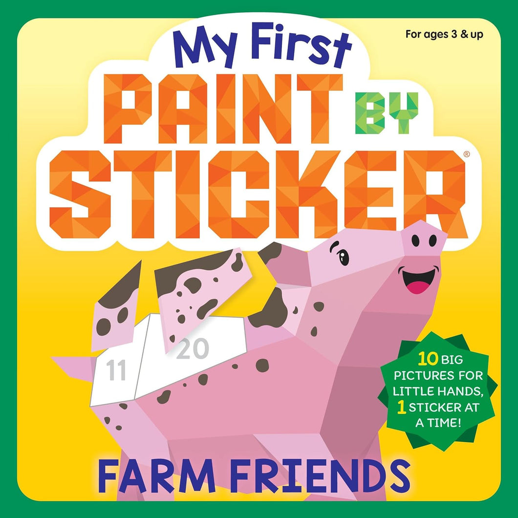 Farm Friends My First Paint By Sticker Book
