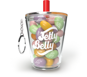 Jelly Belly Boba Milk Tea Mini Cup Keychain