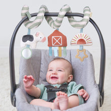 Load image into Gallery viewer, Itzy Bitzy Spiral Car Seat Activity Farm