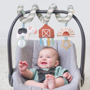Itzy Bitzy Spiral Car Seat Activity Farm