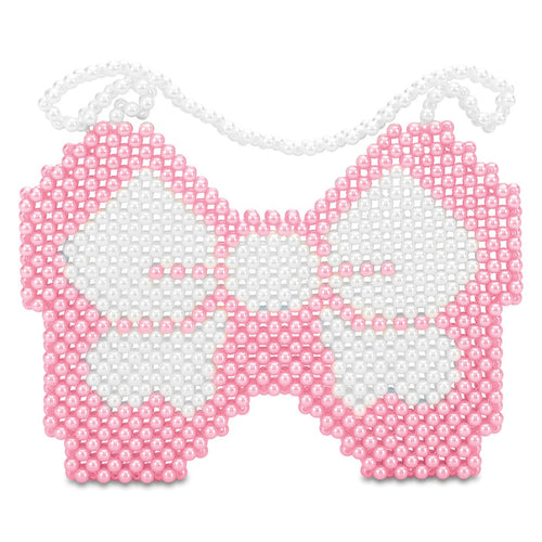 Bow Beaded Crossbody Bag