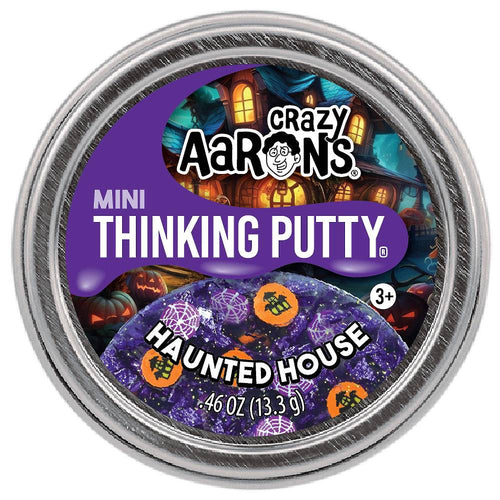 Mini Haunted House Putty Tin